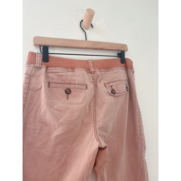 Anthropologie Hei Hei Utility Pants Size 8 Pink Pull On Pull On Cargos - Picture 6 of 9